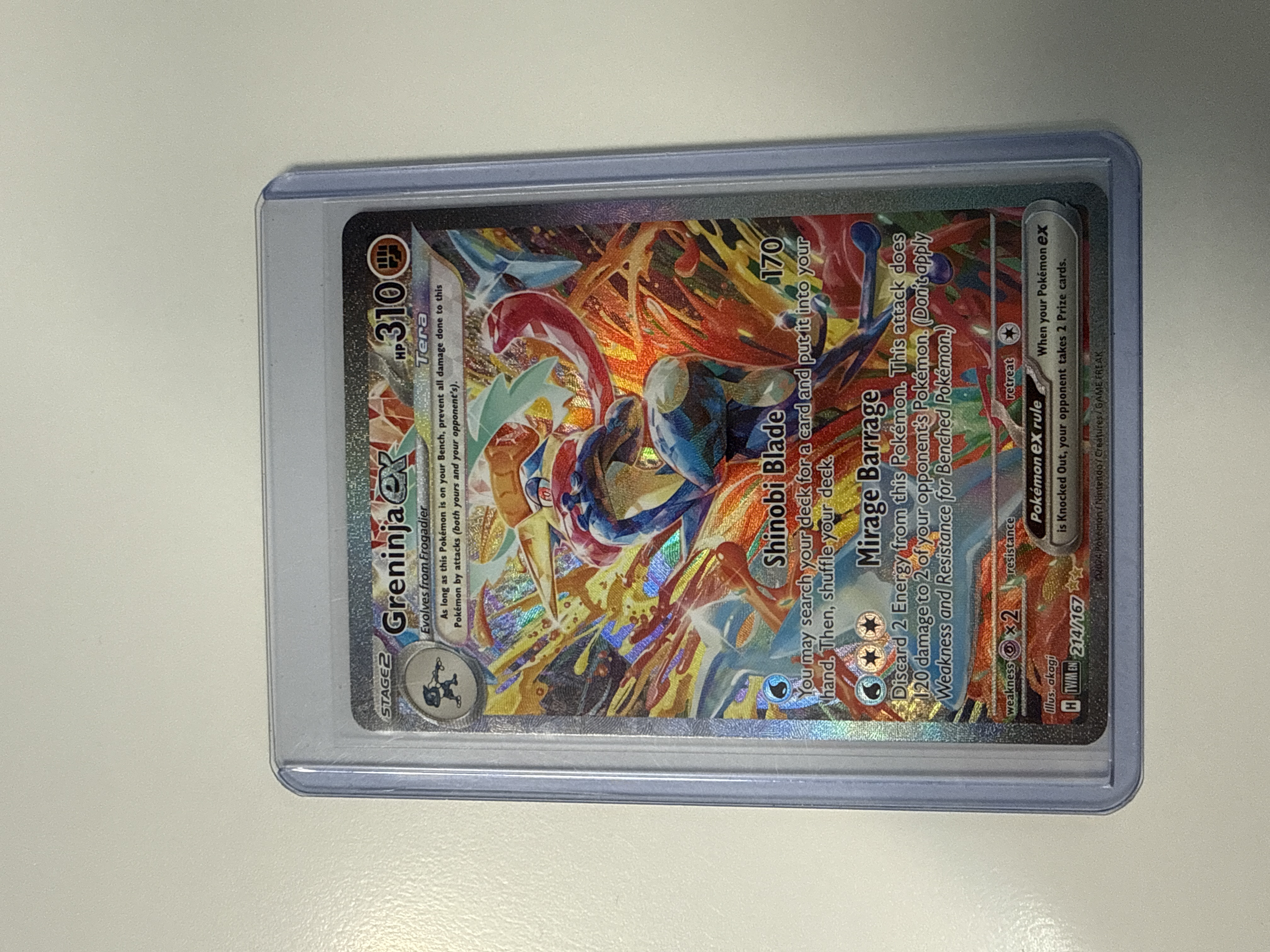 Greninja ex 214 - SV06: Twilight Masquerade - Pokémon Card Prices